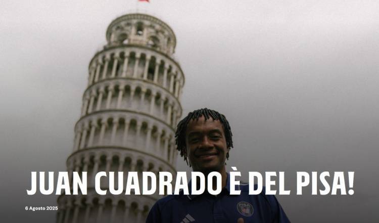 夸德拉多：我希望帮助比萨成功保级，并跟随哥伦比亚参加世界杯