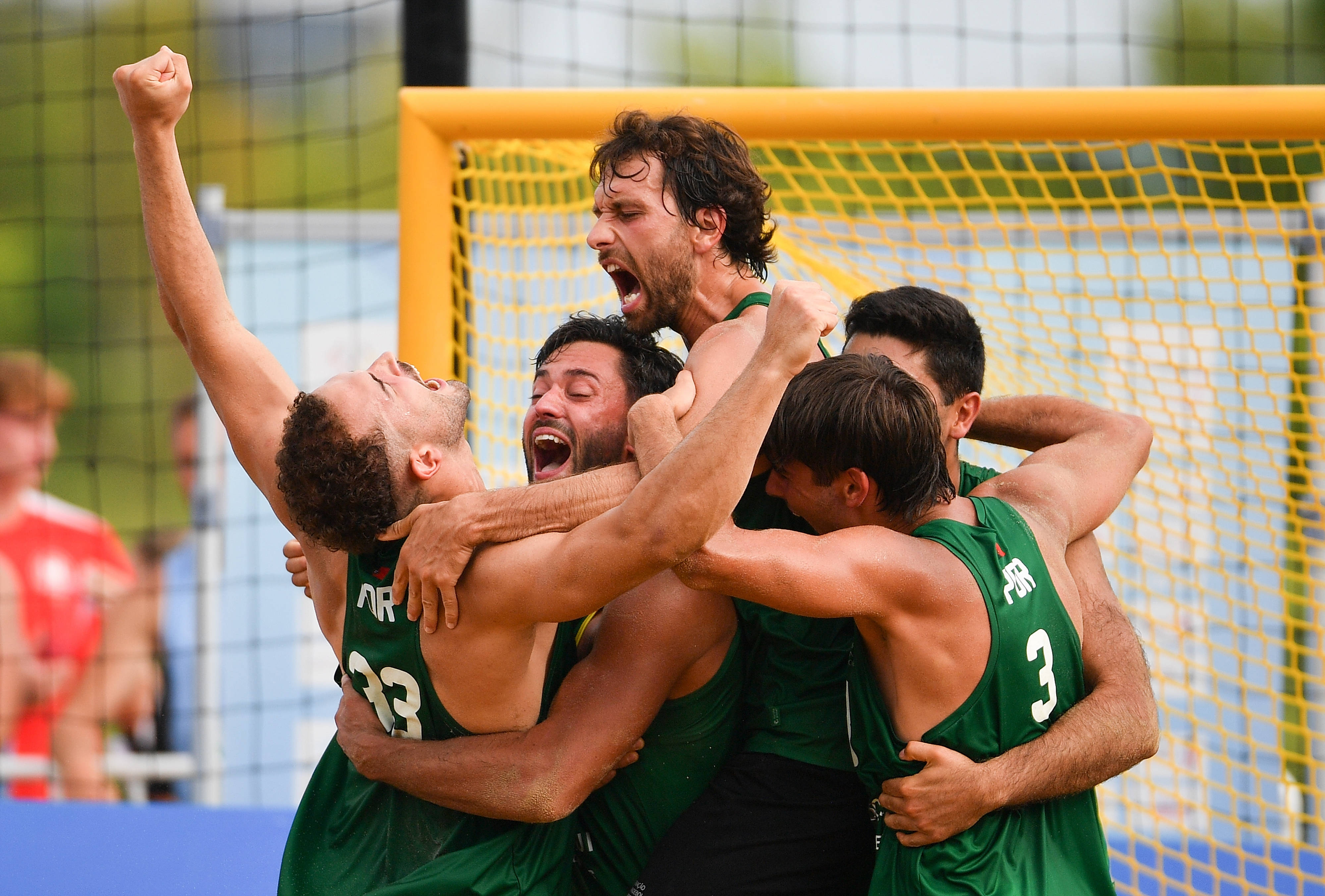 （成都世运会）沙滩手球——男子半决赛：葡萄牙队胜西班牙队