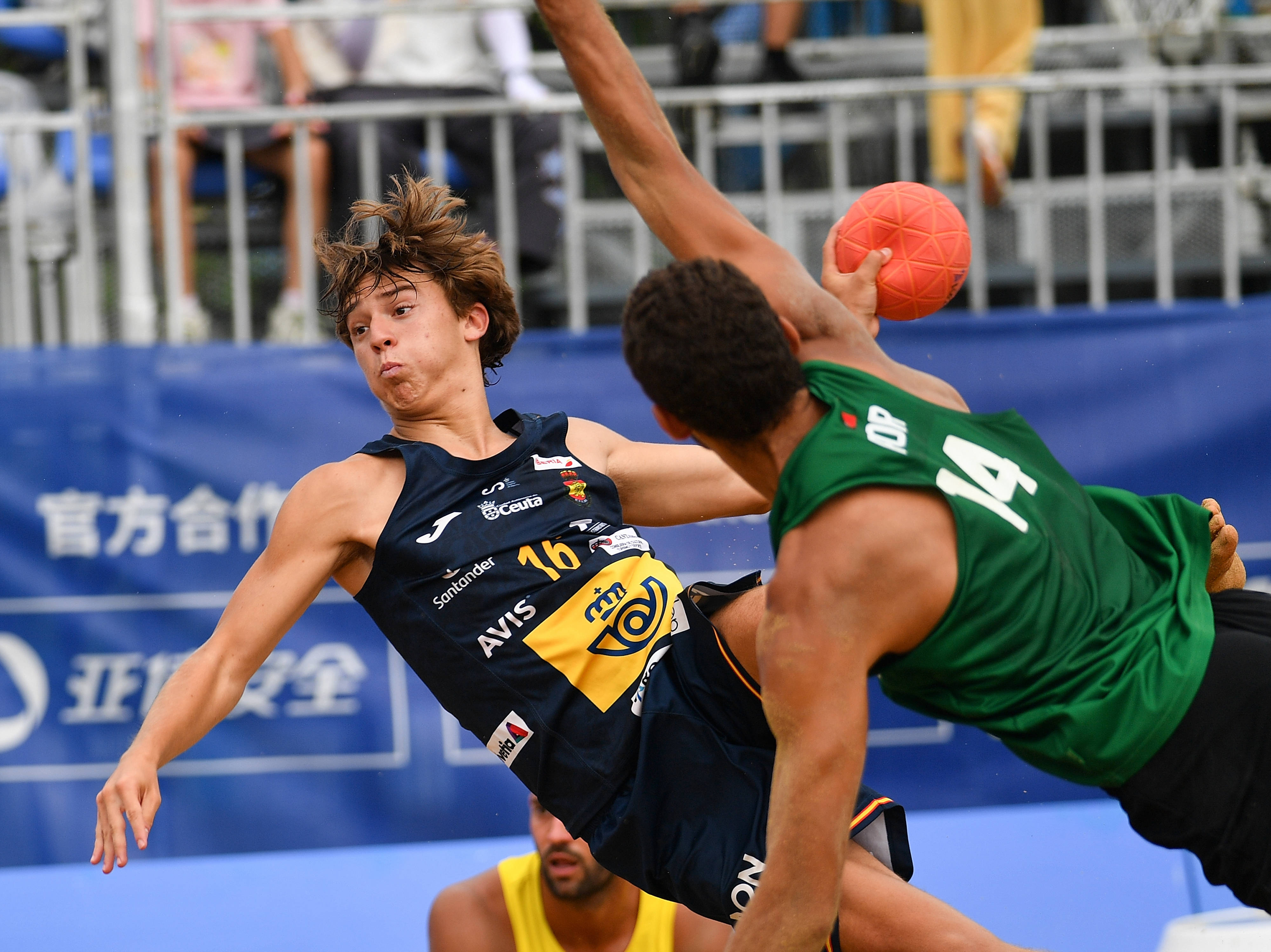 （成都世运会）沙滩手球——男子半决赛：葡萄牙队胜西班牙队