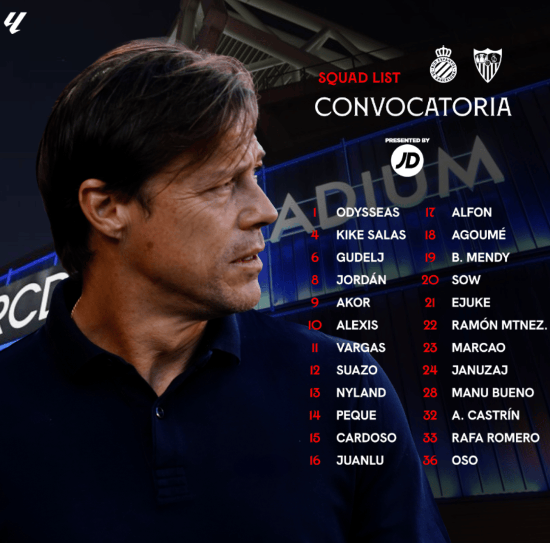 西甲联赛：西班牙人虚张声势，塞维利亚交锋占优